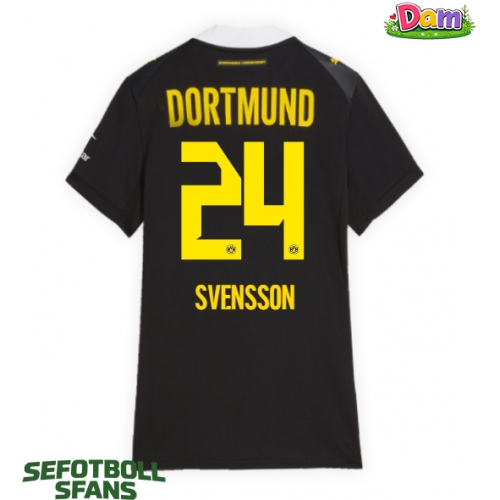 Borussia Dortmund Daniel Svensson #24 Bortatröja Kvinnor 2026-27 Kortärmad